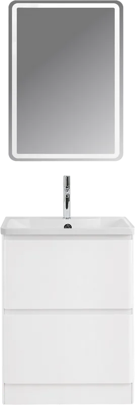 Тумба под раковину без столешницы BelBagno Albano 60 напольная, bianco lucido Sancos — официальный сайт