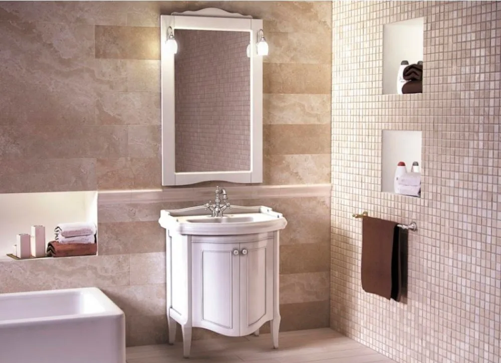 Зеркало Cezares Lorenzo 65 bianco patinato Sancos — официальный сайт