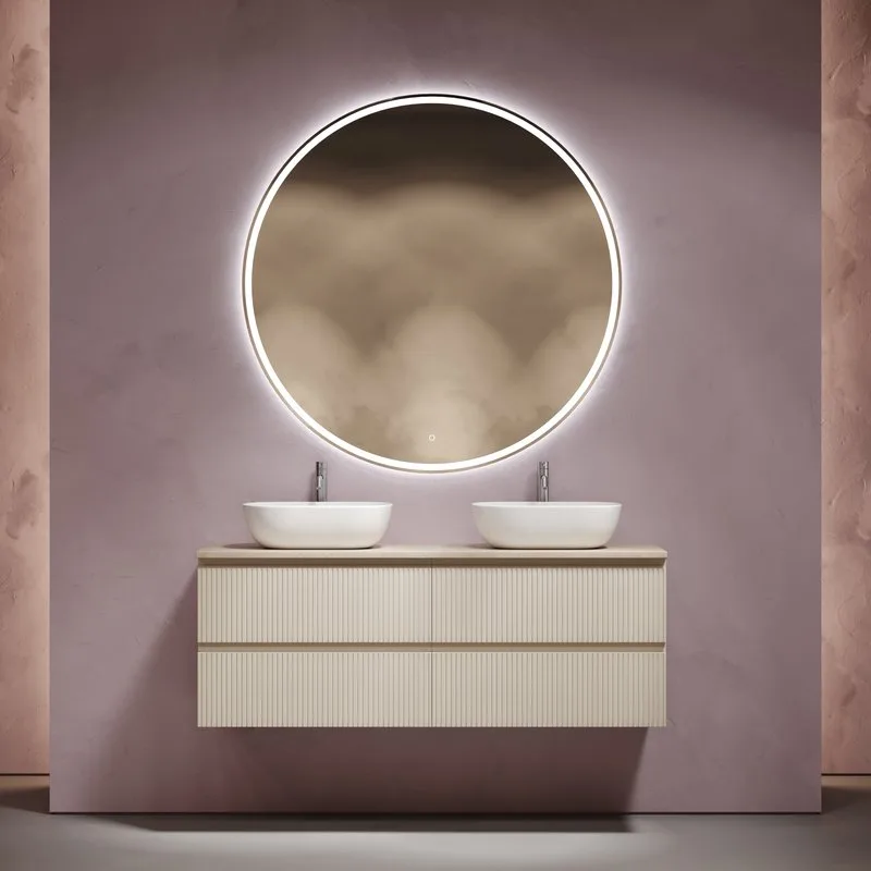 Тумба с раковиной Sancos Snob T 140 beige soft, столешница бежевая TT140A2X, раковина CN6009 Sancos — официальный сайт