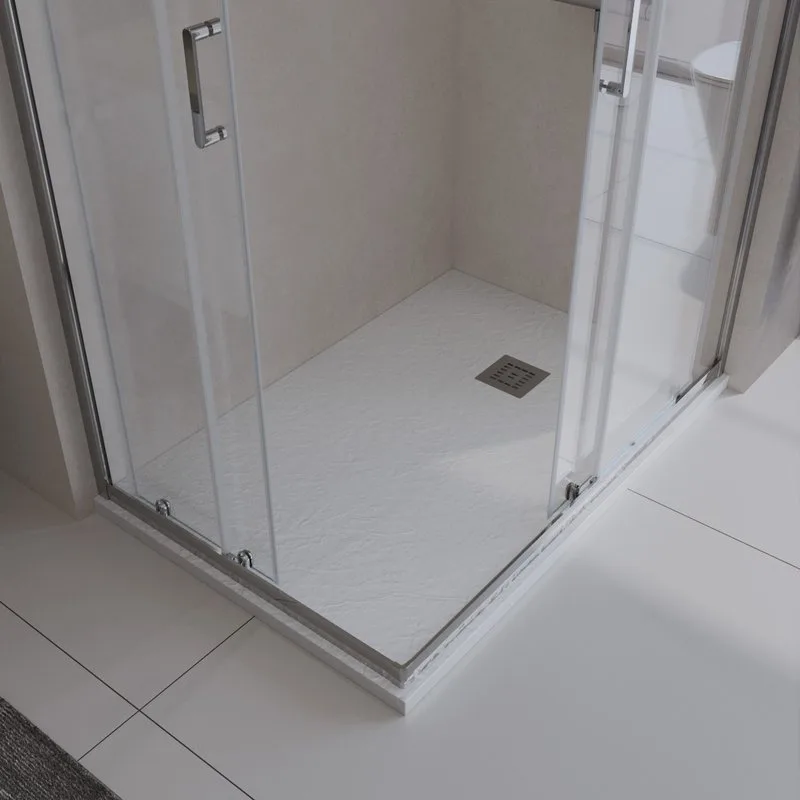 Поддон для душа BelBagno Uno AH 140х90, белый, с сифоном Sancos — официальный сайт