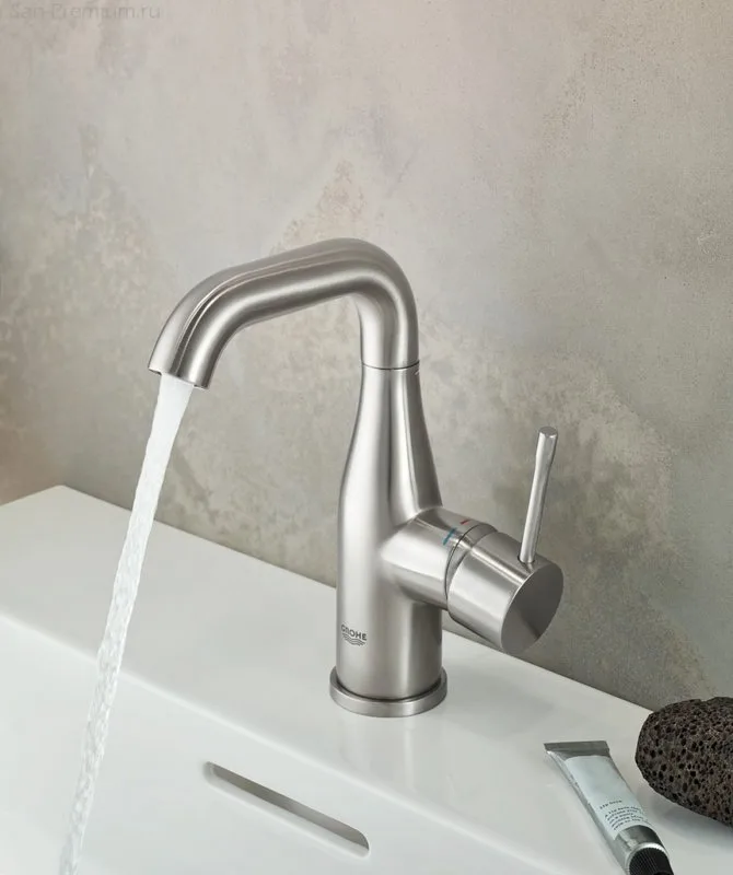 Смеситель для раковины Grohe Essence New 23798001 хром Sancos — официальный сайт