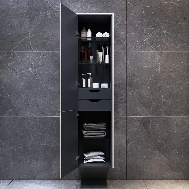 Шкаф-пенал для ванной AM.PM Inspire V2.0 40 белый матовый Sancos — официальный сайт