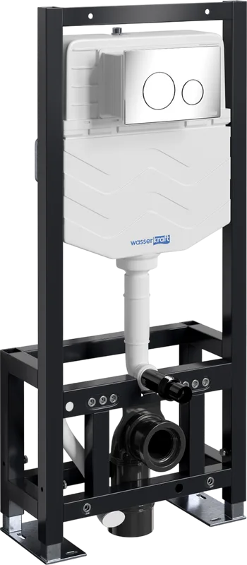 Система инсталляции для унитазов Wasserkraft Dill 61TLT.010.ME.CH02, с кнопкой смыва хром Sancos — официальный сайт