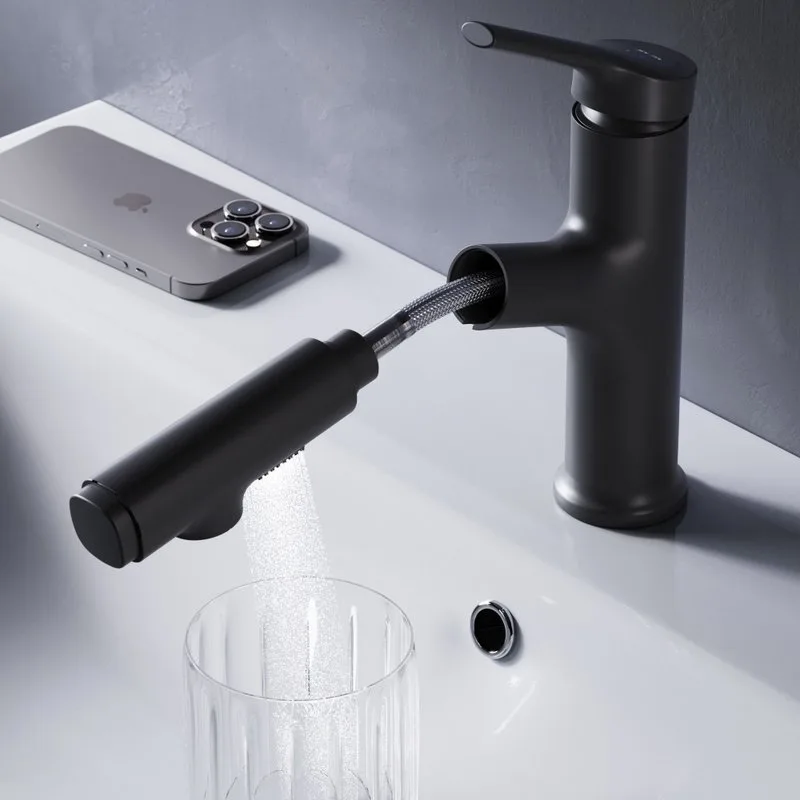 Смеситель для раковины AM.PM X-Joy S F85B02922 черный Sancos — официальный сайт