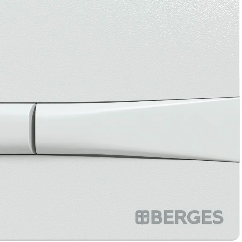 Кнопка смыва Berges Novum F4 soft touch белая Sancos — официальный сайт