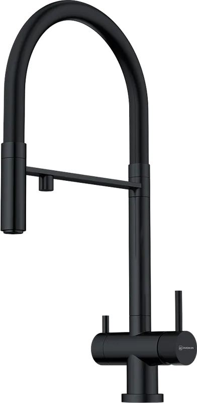 Смеситель для кухни Omoikiri Kanto PVD-GB с гибким изливом Sancos — официальный сайт