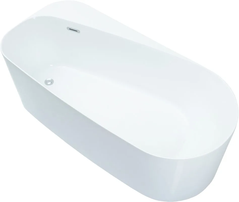 Акриловая ванна Allen Brau Priority 1 170x80 см, отдельностоящая, белая, овальная, на ножках, со сли Sancos — официальный сайт