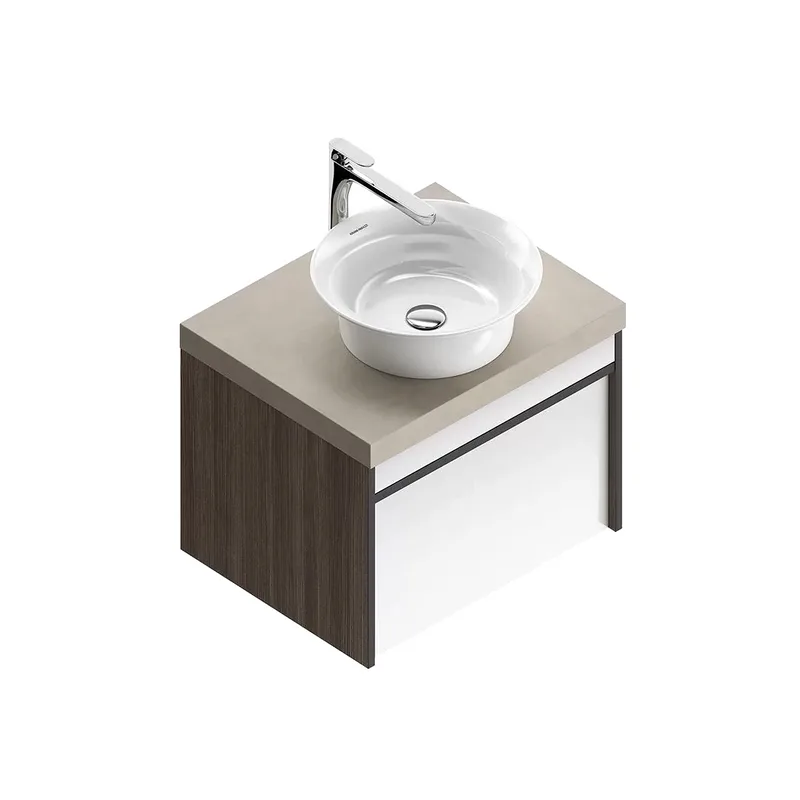 Тумба под раковину без столешницы KERAMA MARAZZI Modula 60 подвесная, арабика, глянцевая белая Sancos — официальный сайт