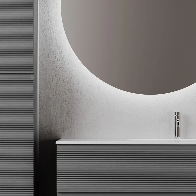 Тумба с раковиной Sancos Folk 100 R grey soft Sancos — официальный сайт
