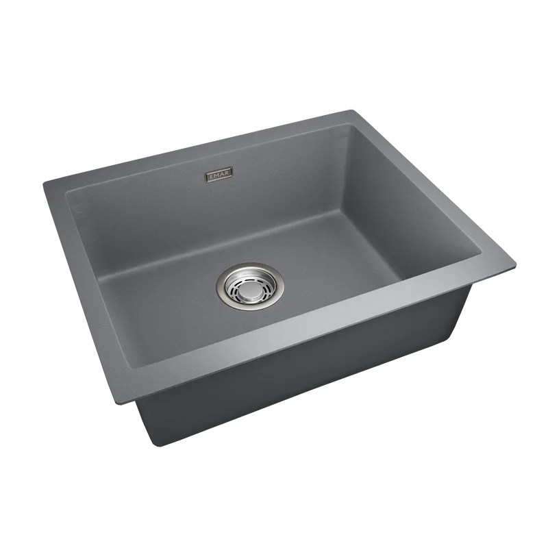 Мойка кухонная Emar Quartz EMQ-1555.P Алмаз Sancos — официальный сайт