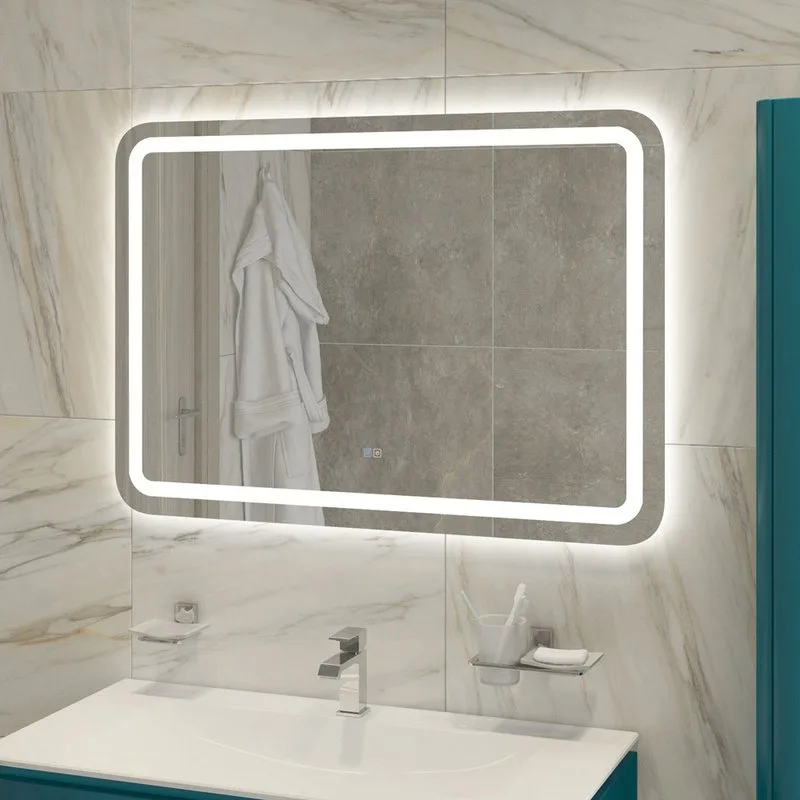 Зеркало Cezares Stylus 110х70 с подсветкой, с антизапотевателем Sancos — официальный сайт