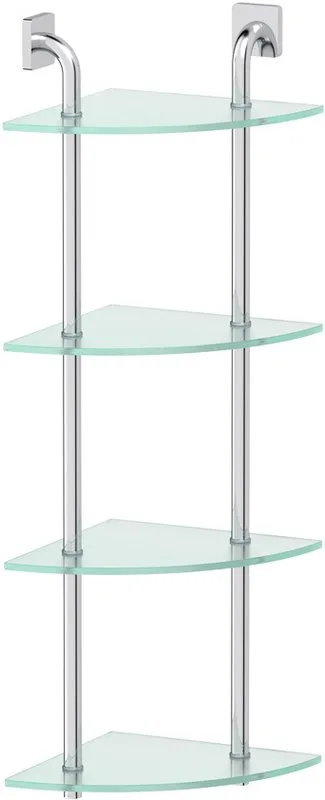 Полка Ellux Avantgarde AVA 056 4-ярусная, угловая, 26 см Sancos — официальный сайт