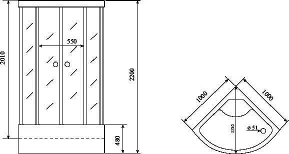 Душевая кабина Timo Standart T-6600SF Silver Fabric с высоким поддоном Sancos — официальный сайт
