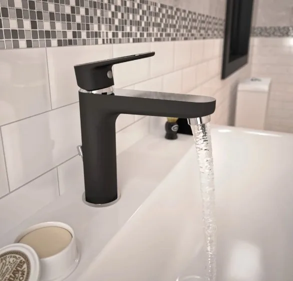 Смеситель для раковины Ideal Standard Tyria BC159HS Matt Black Chrome Sancos — официальный сайт