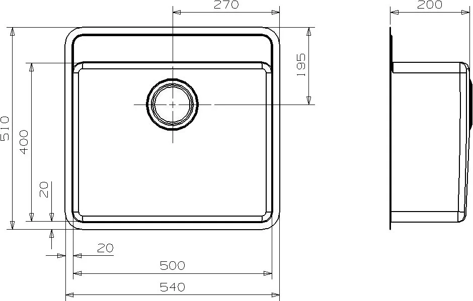 Мойка кухонная Reginox Ohio Tapwing LUX 3,5" L 50x40 Sancos — официальный сайт