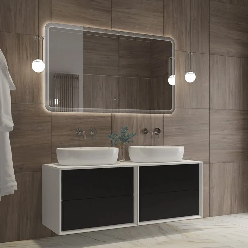 Зеркало Cezares Duet 140х80 с подсветкой Sancos — официальный сайт