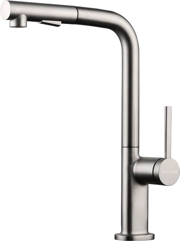 Смеситель для кухни Paulmark Neo Ne214419-Ni никель Sancos — официальный сайт