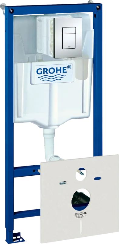 Система инсталляции для унитазов Grohe Rapid SL 38827000, 5 в 1 с кнопкой смыва Sancos — официальный сайт