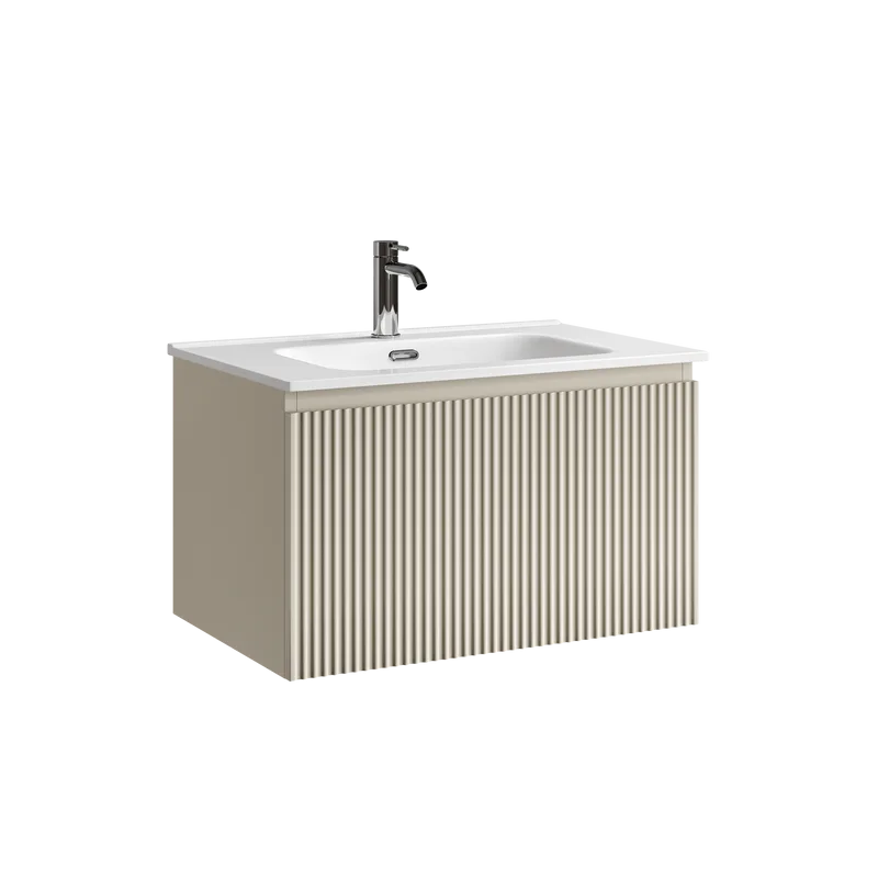 Тумба под раковину Sancos Snob R 1.0 70 подвесная Beige soft (капучино), SNR1.070CE Sancos — официальный сайт