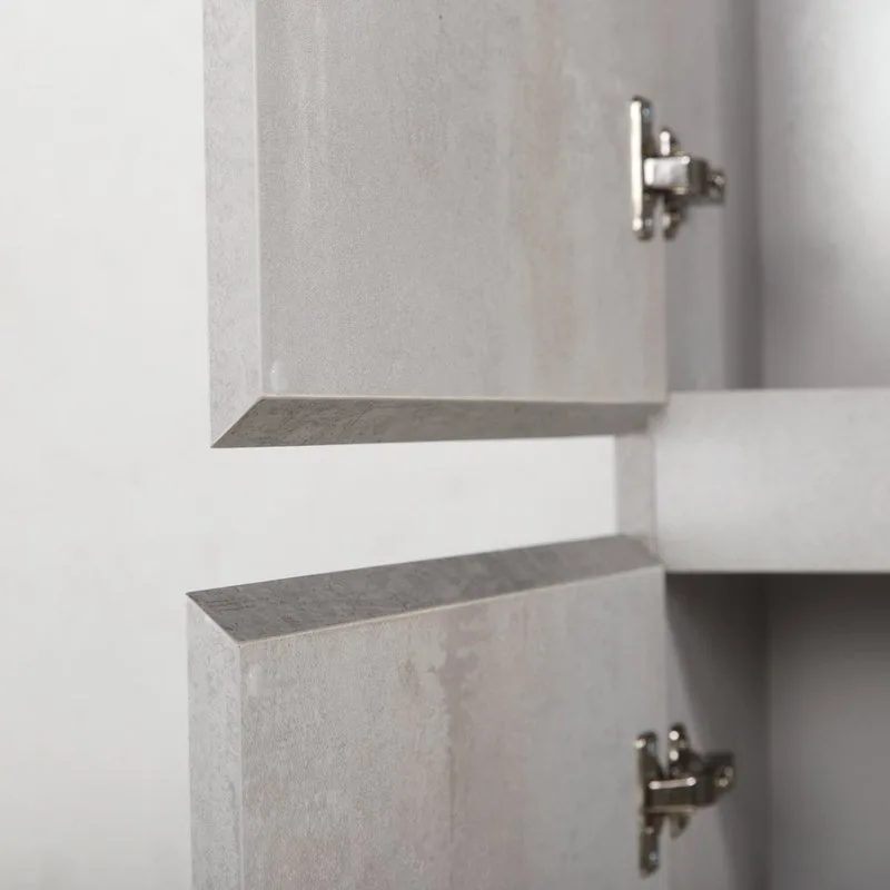 Шкаф-пенал для ванной Cezares Molveno Beton серый, универсальный Sancos — официальный сайт