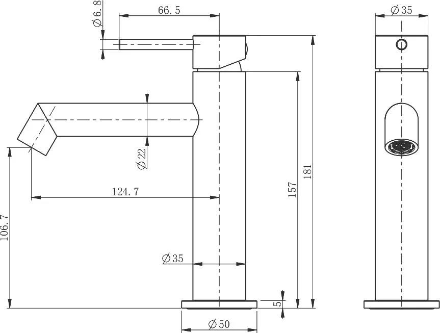 Смеситель для раковины Wonzon & Woghand WW-H1063-CR хром Sancos — официальный сайт