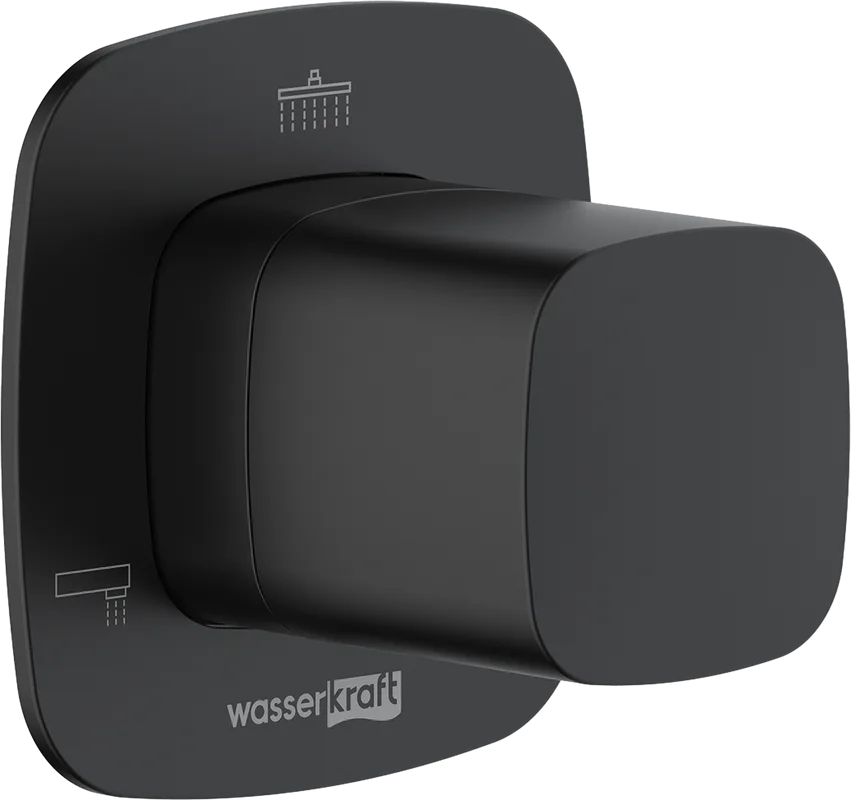 Переключатель потоков Wasserkraft Nuthe A265 С ВНУТРЕННЕЙ ЧАСТЬЮ, на три потребителя, черный soft-to Sancos — официальный сайт