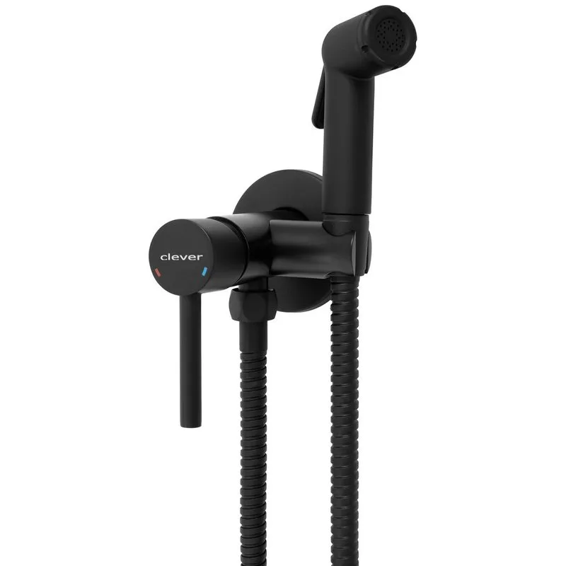 Гигиенический душ Clever Toubkal 61118, С ВНУТРЕННЕЙ ЧАСТЬЮ, черный матовый Sancos — официальный сайт