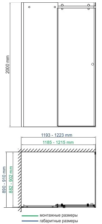 Душевой уголок Wasserkraft Vils 56R 07 120x90 см Sancos — официальный сайт