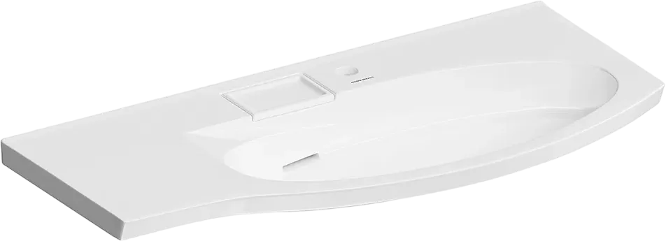 Мебельная раковина KERAMA MARAZZI Riva 100 R, глянцевая белая Sancos — официальный сайт