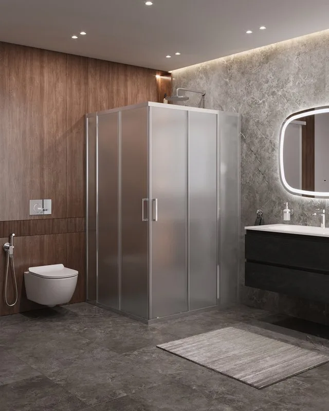 Душевой уголок Cezares Molveno AH 22 120/110 P Cr Sancos — официальный сайт