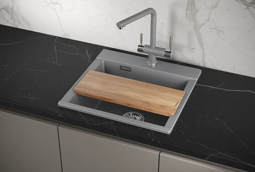 Мойка кухонная Granula Estetica 5201, алюминиум Sancos — официальный сайт
