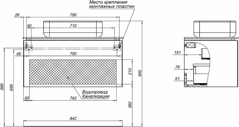 Тумба под раковину без столешницы Allen Brau Infinity 85 1+1, подвесная, белый матовый Sancos — официальный сайт