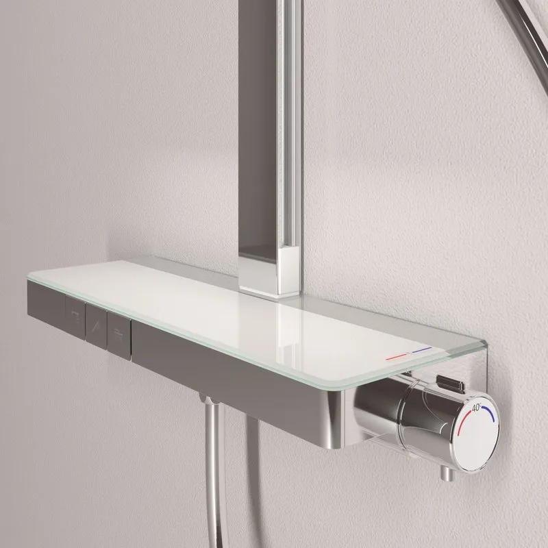 Душевая стойка Sancos Vos SC6100CH с термостатом, хром Sancos — официальный сайт