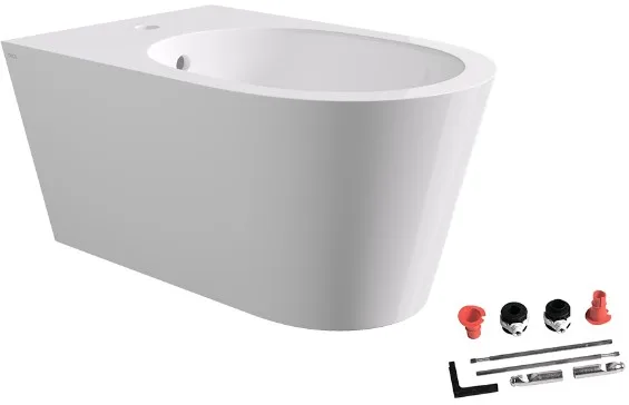 Биде подвесное Alice Hide 31180101SET, белый глянцевый Sancos — официальный сайт
