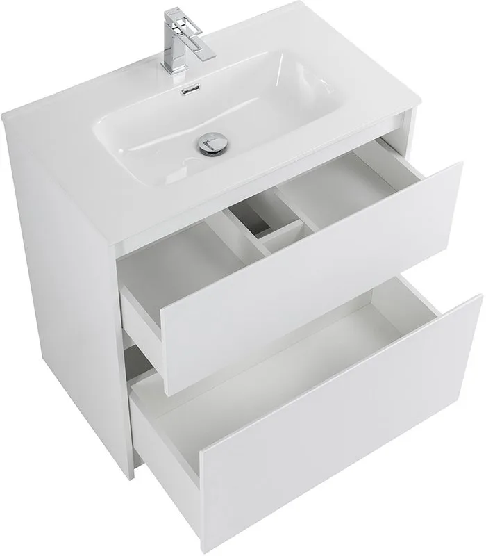 Тумба под раковину без столешницы BelBagno Kraft 80 напольная, bianco opaco Sancos — официальный сайт