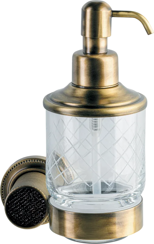 Дозатор Boheme Royal Cristal Black Br подвесной, бронза Sancos — официальный сайт