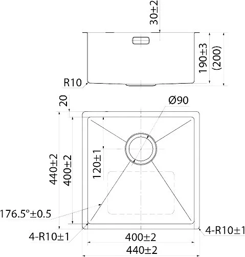 Мойка кухонная IDDIS Edifice EDI44S0i77 Sancos — официальный сайт