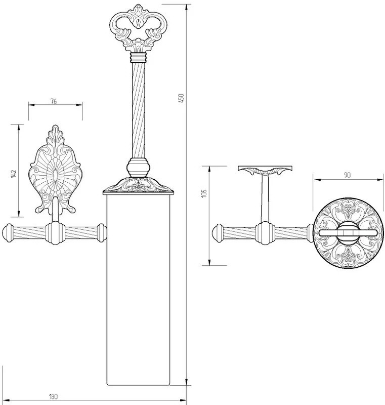 Ершик Migliore Elisabetta 16997 бронза Sancos — официальный сайт