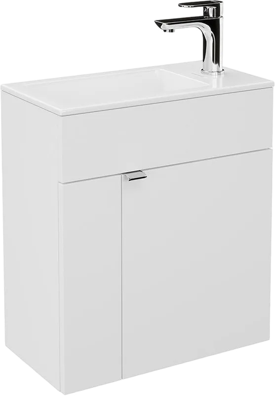 Тумба под раковину без столешницы KERAMA MARAZZI Lato 50 подвесная, белая глянцевая Sancos — официальный сайт