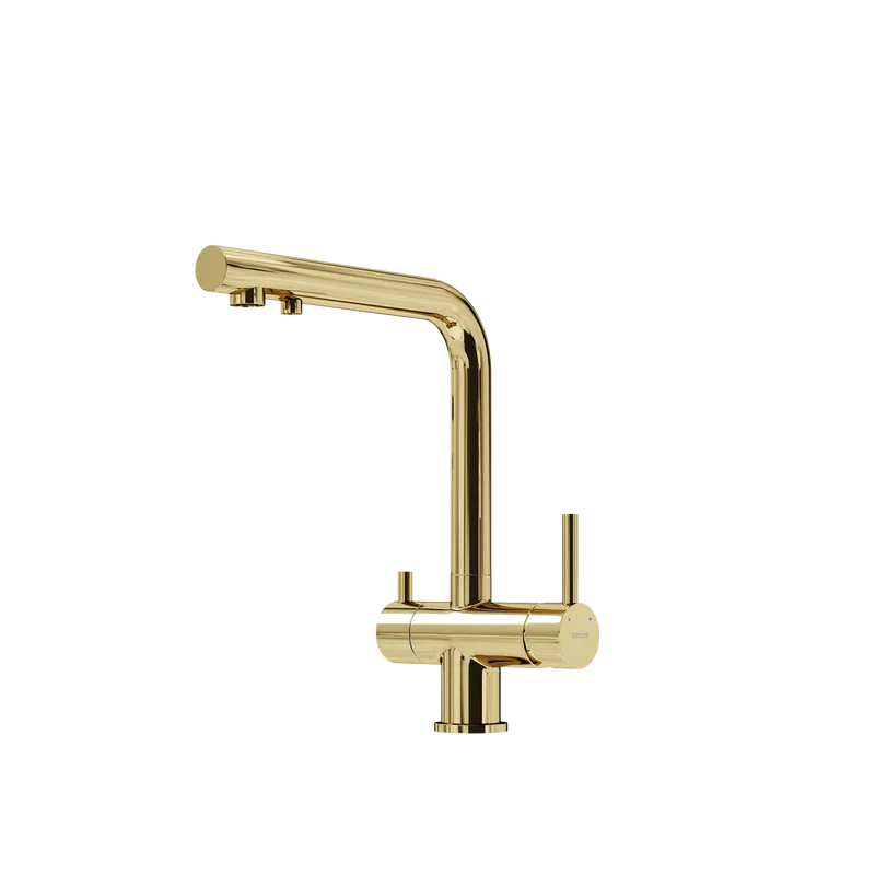 Смеситель для кухни Sancos Foster SC4014ZG под фильтр, полированное золото Sancos — официальный сайт