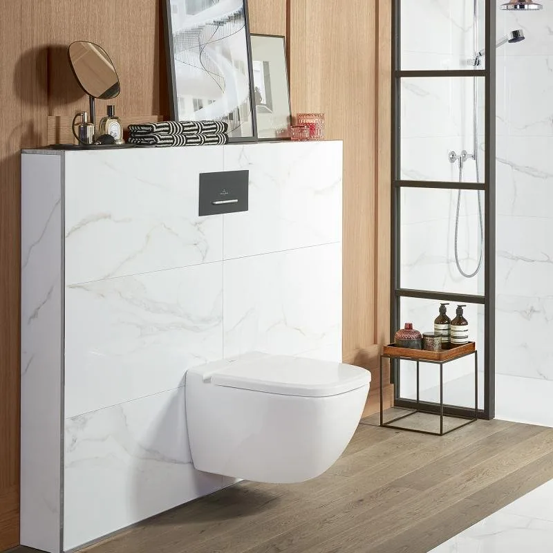 Чаша для унитаза подвесного Villeroy & Boch Antheus 4608R0RW stone white Sancos — официальный сайт