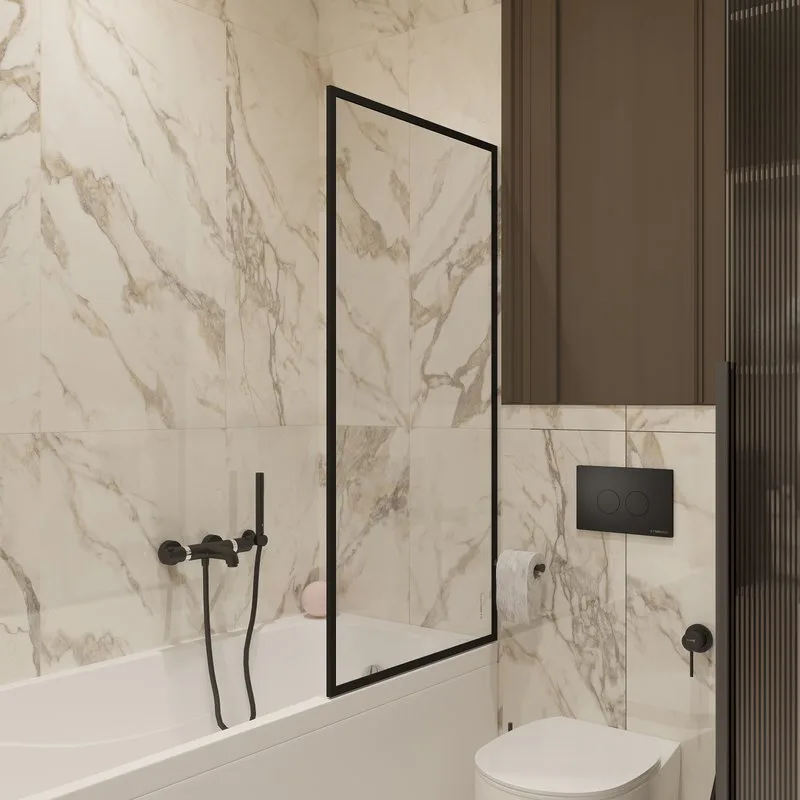 Термостатический смеситель Hansgrohe Ecostat Comfort 13114670, для ванны с душем, матовый черный Sancos — официальный сайт