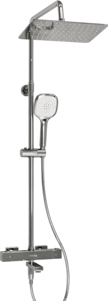Душевая стойка Wasserkraft Aller A199.069.065.010.CH Thermo, с термостатом, хром