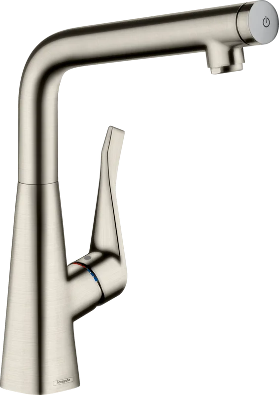 Смеситель для кухни Hansgrohe Metris Select M71 14785800 сталь Sancos — официальный сайт