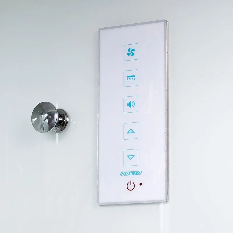 Душевая кабина DTO D129S 120х90, LED, профиль хром, стекло матовое Sancos — официальный сайт