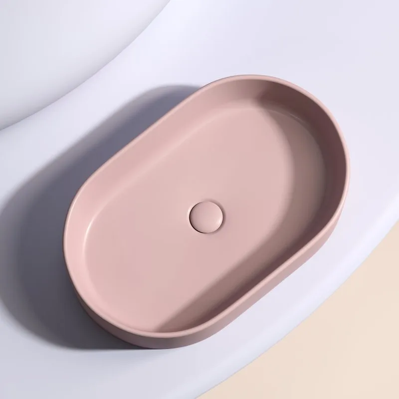 Накладная раковина Ceramicanova Element CN6048MP розовая матовая Sancos — официальный сайт
