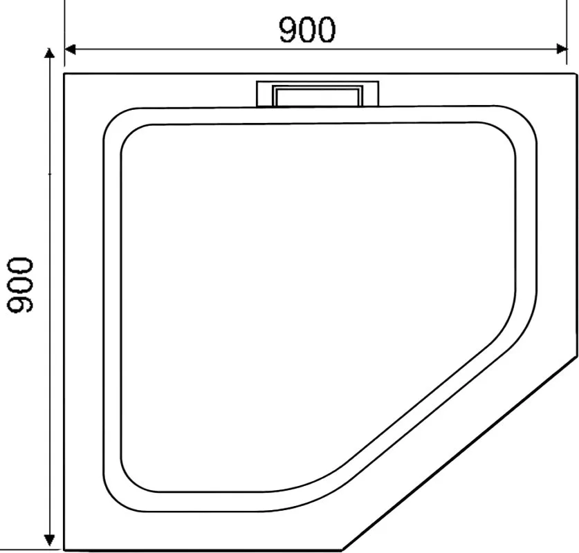 Поддон для душа RGW Stone Tray STA-61W 90х90, белый Sancos — официальный сайт