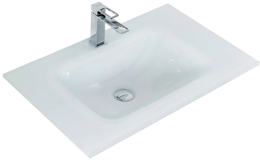 Мебельная раковина BelBagno BB810/465-LV-VTR-BL белая Sancos — официальный сайт