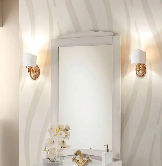 Зеркало Cezares Lorenzo 65 bianco patinato Sancos — официальный сайт