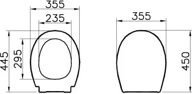 Крышка-сиденье VitrA S20 84-003-019 с микролифтом, петли хром Sancos — официальный сайт